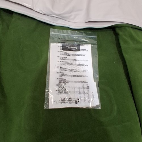 ZEARNA SELF INFLATING/DEFLATING AIR MATTRESS - QUEEN - 80" X 60" X 13" - GREEN image 4