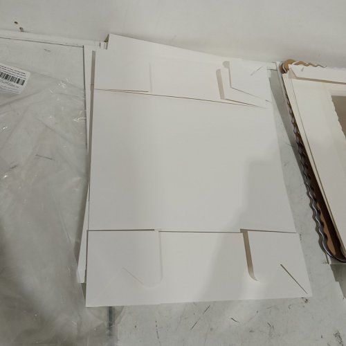 10PK ANSCHER HALF SHEET CAKE BOXES - 19" X 14" X 4" - WHITE image 5