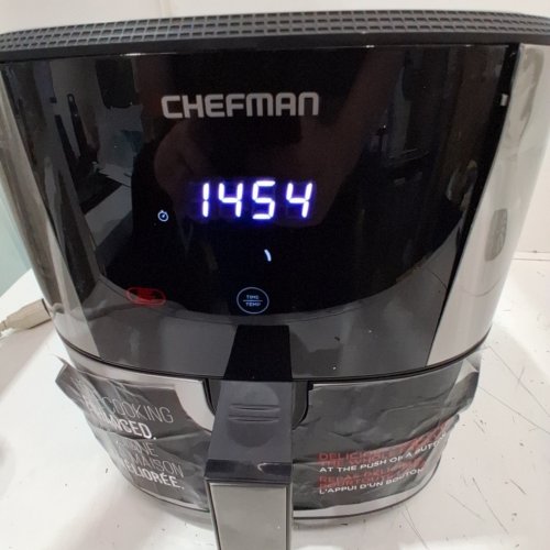 CHEFMAN TURBOFRY TOUCH AIR FRYER - 8QT - SILVER/BLACK (MODEL: RJ38-SQSS-8T-CA-AM) image 2