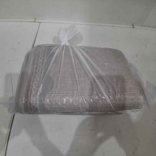 THIN SOFT RUNNER RUG - 2FT X 6FT - TAN AND BROWN image 3