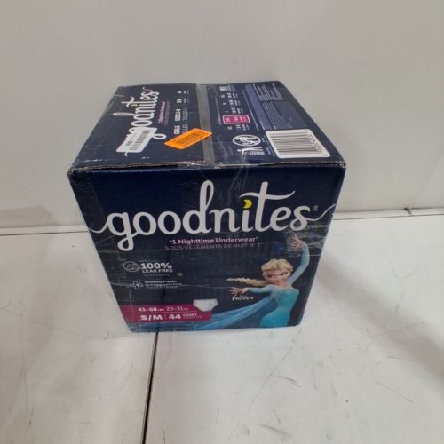 44PK GOODNITES POTTY TRAINING UNDERWEAR FOR GIRLS - SMALL/MEDIUM - FITS SIZES 6-8 - FROZEN image 2