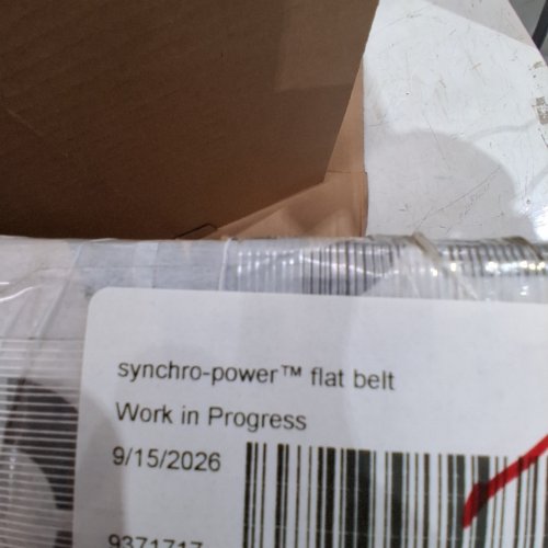 GATES SYNCHRO-POWER POWER TRANSMISSION LINEAR FLAT BELT - 22FT - GREEN image 2