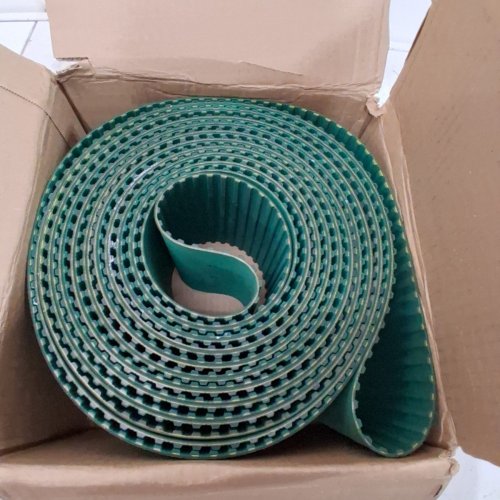 GATES SYNCHRO-POWER POWER TRANSMISSION LINEAR FLAT BELT - 22FT - GREEN image 3