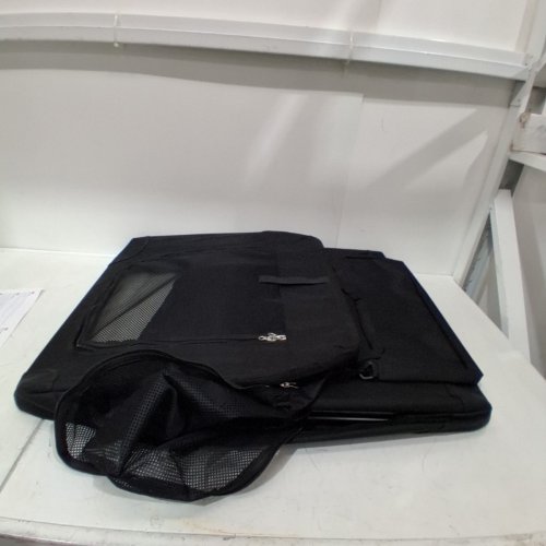 FEANDREA COLLAPSIBLE PORTABLE SOFT PET CARRIER BAG WITH STORAGE POCKETS- EXTRA LARGE/32" X 23" - BLACK (MODEL: PDC80H/UPDC80H) image 4