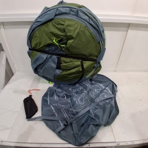 HUI LINGYANG POP UP CAMPING TENT - 4 PERSON - GREEN/GREY image 2