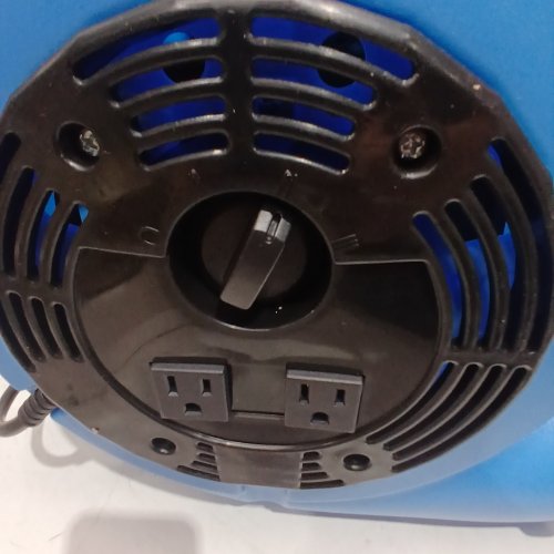 BLESSNY CARPET DRYER BLOWER FAN WITH 2 OUTLETS - 1/2HP - 2200CFM - 15FT CORD - 3 SPEEDS - BLUE (MODEL: AR110035) image 2