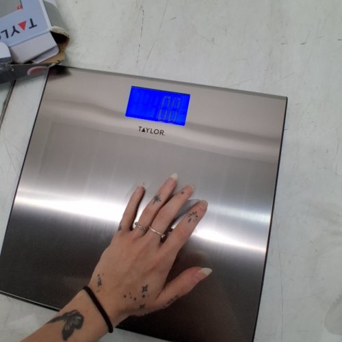 TAYLOR PRECISION PRODUCTS DIGITAL BATHROOM SCALE - 400LBS CAPACITY image 2