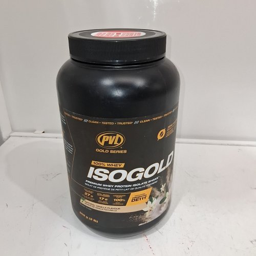 PVL ISOGOLD PREMIUM WHEY PROTEIN ISOLATE POWDER - 2LB - VANILLA image 2