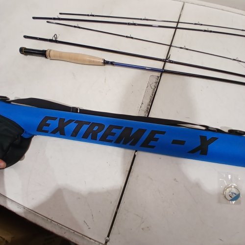 MAXCATCH EXTREME-X FLY FISHING ROD - 7FT 9" - BLUE/BLACK image 2