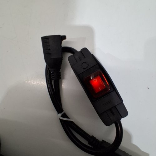 JOINFWORLD WATERPROOF INLINE CORD SWITCH - 2FT - BLACK (MODEL: KCD5-308W1) image 2