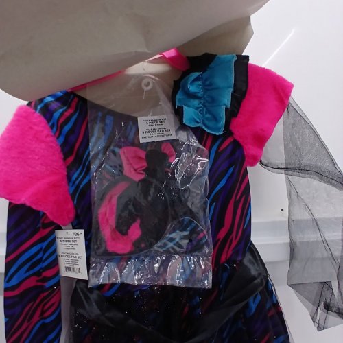 5PC GIRLS PARTYHOLIC PUNKY RAINBOW KITTY COSTUME - MEDIUM (8/10) - ASSORTED COLOURS image 3