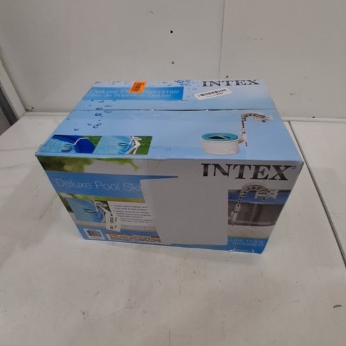 INTEX DELUXE WALL MOUNT POOL CLEANING SURFACE SKIMMER - BLUE/WHITE (MODEL: 28000E) image 3