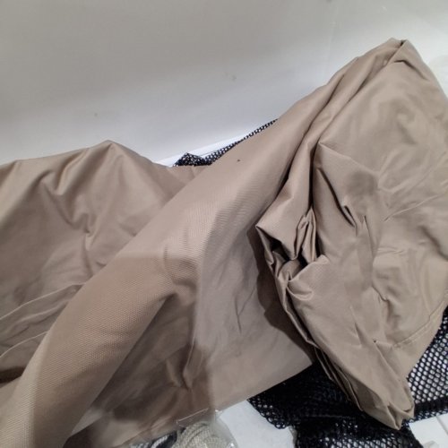 GEARFLAG PONTOON BOAT COVER WITH ADJUSTABLE SIDE STRAPS, FITS 17FT TO 20FT LONG WITH BEAM WIDTH UP TO 105" - BEIGE (MODEL: PTBC-A) image 5
