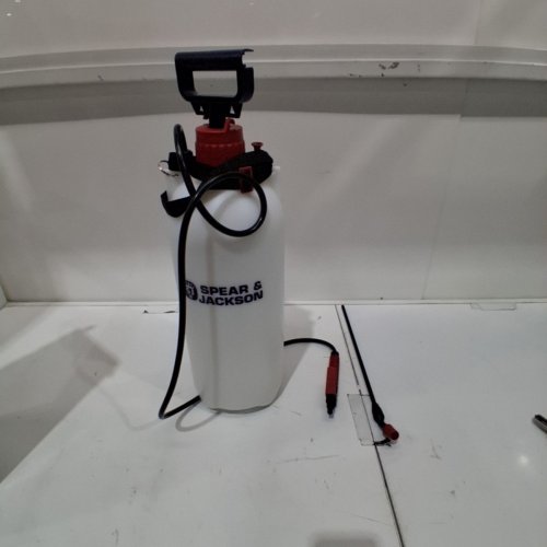 SPEAR & JACKSON HAND PUMP ACTION GARDEN WATERING PRESSURE SPRAYER - 8L - WHITE (MODEL: 8LPAPS) image 2