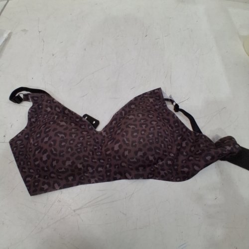 WOMAN'S WIRELESS PUSH UP BRA - MEDIUM - BROWN CHEETAH image 2
