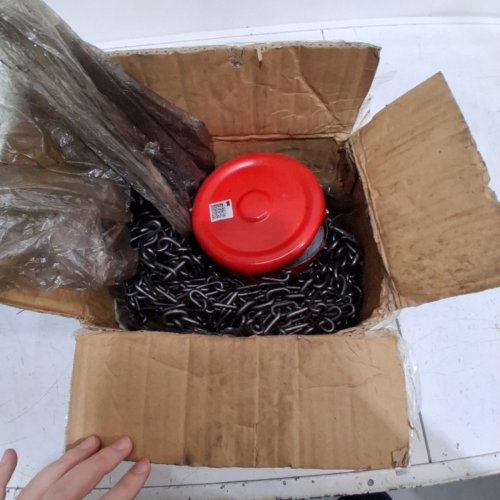 VEVOR 1 TON MANUAL HAND CHAIN HOIST - 7FT/2M - RED (MODEL: B0D457FYGL) image 2