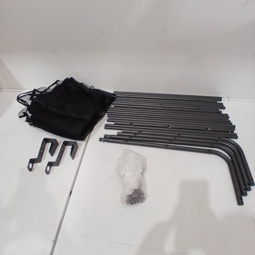 WHITMOR OVER THE-DOOR SHOE RACK WITH MESH SHELVES - 22" X 69" - BLACK (MODEL: 6037-7037-GM-SIOC) image 2
