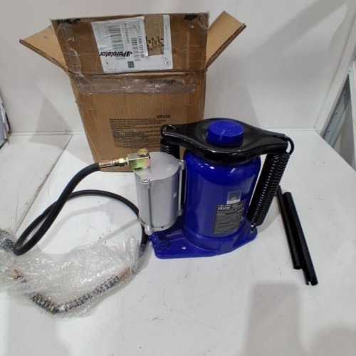 VEVOR AIR MANUAL HEAVY DUTY WELDED BOTTLE JACK WITH PUMP - 32 TON 10"-16.3" - BLUE (MODEL : MR8006-1) image 2