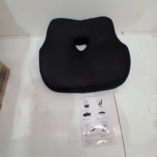 DONUT COMFY SEAT CUSHION - 18" X 16" - BLACK image 2