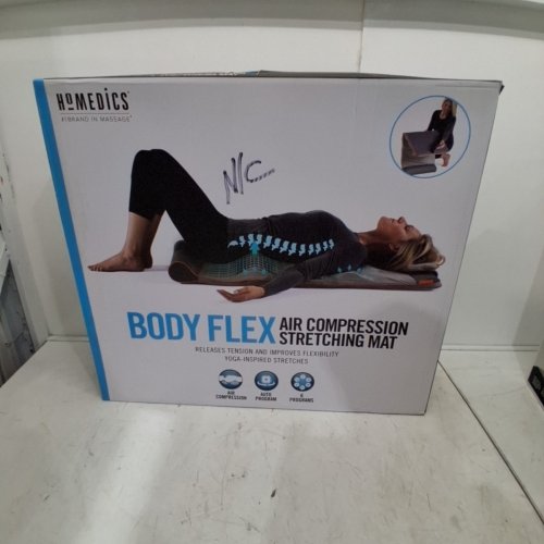 HOMEDICS FITNESS YOGA STRETCHING MAT WITH AIR COMRESSION - SILVER (MODEL: BA-AC107) image 3