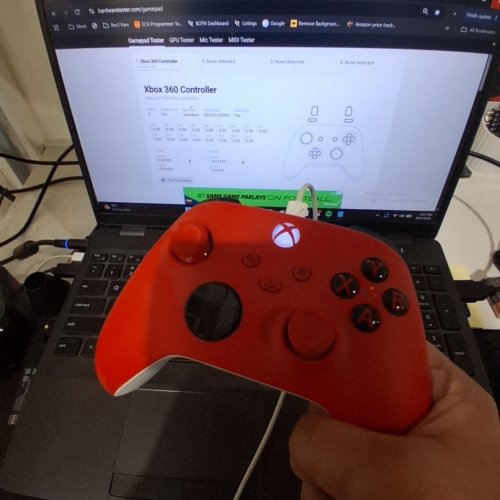 MICROSOFT XBOX WIRELESS CONTROLLER, PULSE RED - XBOX image 2