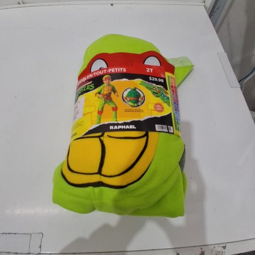 3PC RUBIES TEENAGE MUTANT NINJA TURTLES RAPHAEL COSTUME - 2T - RED/GREEN image 3