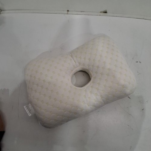 SINGLE HOLE EAR PROTECTION PILLOW - 16" X 10.5" - CREAM image 3