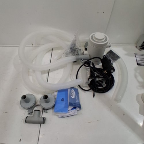 INTEX C330 KRYSTAL CLEAR CARTRIDGE FILTER PUMP FOR ABOVE GROUND POOLS - 330GPH - GREY (MODEL: FP601) image 3