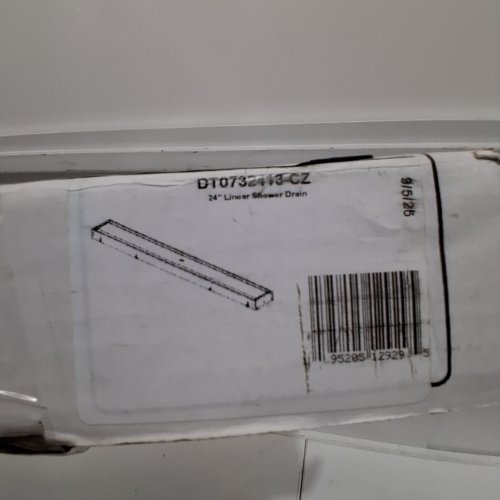 DELTA REVERSIBLE LINEAR SHOWER DRAIN TRIM - 22" - CHAMPAGNE BRONZE (MODEL: DT0732413-CZ) image 2