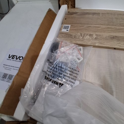 VEVOR WASHER DRYER COUNTERTOP WOODEN WASHER AND DRYER COUNTERTOP - 54" X 27" - OAK (MODEL: C240329S-02) image 3
