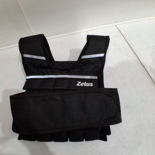 ZELUS ADJUSTABLE WEIGHTED VEST WITH WEIGHTS - ADJUSTABLE FROM 1-30LBS - BLACK image 2