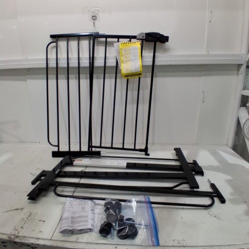 REGALO EASY STEP EXTRA WIDE SAFETY GATE - 29-49" X 30" - BLACK (MODEL: 1164 EB DS) image 2
