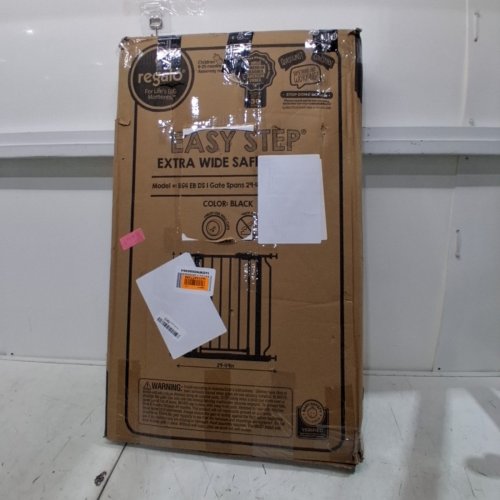 REGALO EASY STEP EXTRA WIDE SAFETY GATE - 29-49" X 30" - BLACK (MODEL: 1164 EB DS) image 5