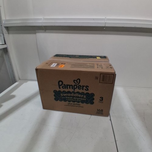 168PK PAMPERS SWADDLERS DISPOSABLE DIAPERS - SIZE 3 - (16-28LBS) image 3