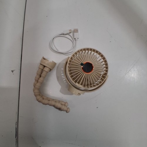 PORTABLE STROLLER CLIP ON FAN WITH LED DISPLAY - BEIGE (MODEL: M25) image 3