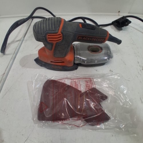 BLACK + DECKER CORDED MOUSE DETAIL SANDER - BLACK/ORANGE (MODEL: BDEMS600) image 3