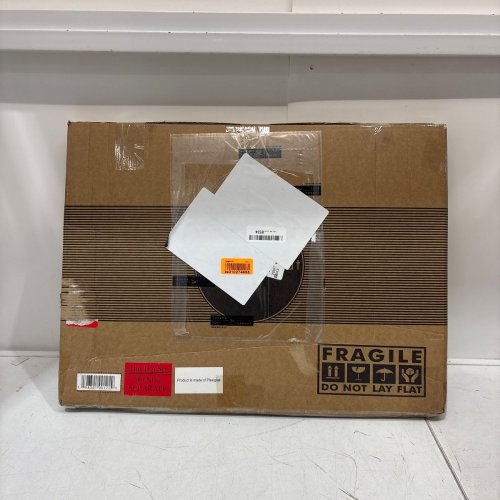 2PK AMERICANFLAT PICTURE FRAME WITH POLISHED PLEXIGLASS - 17"X23" / 13"X19" WITH MAT - BLACK image 4