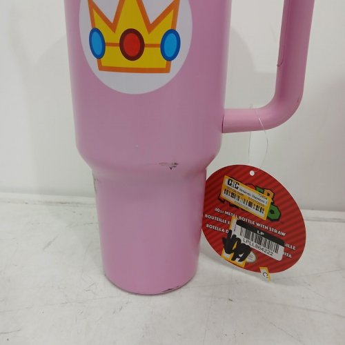 PYRAMID AMERICA SUPER MARIO TRAVEL TUMBLER WITH HANDLE AND STRAW - PINK (MODEL: MBWS0009) image 3