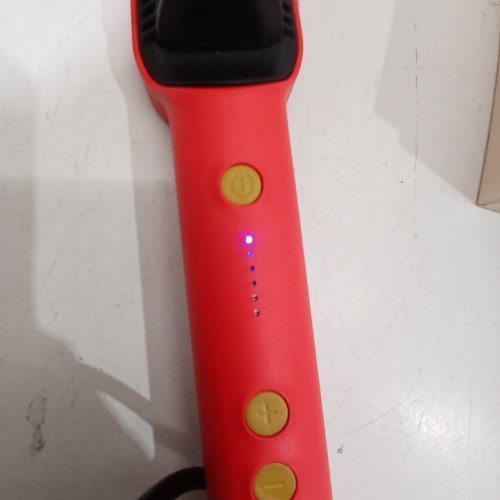 UNBRANDED HAIR STRAIGHTENING COMB WITH ACCESSORIES - RED image 2