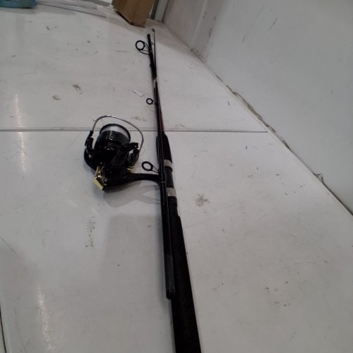 BPS OFFSHORE ANGLER POWER PLUS TROPHY ROD AND REEL SPINNER COMBO - MEDIUM HEAVY ACTION - 6FT 6" - LEFT/RIGHT HAND - RED/BLACK (MODEL:PT7060MHS) image 3