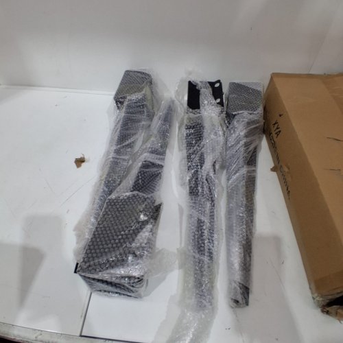 4PK XYA URBAN DECO HEAVY DUTY METAL FENCE POST ANCHOR/GROUND SPIKE - 24" X 4" - BLACK - (MODEL: XYA-24DX210-BLK-4PK) image 2
