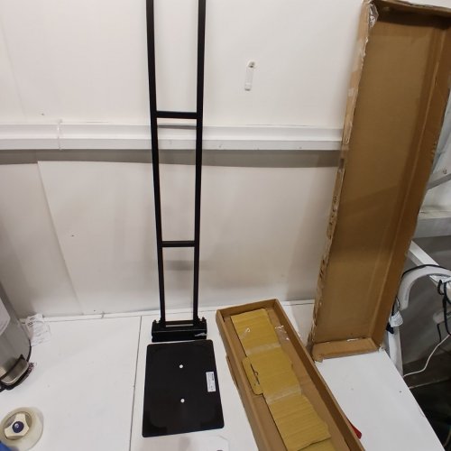 PEDESTAL SIGN STAND - 11.8" X 9.5" X 43" TO 81" - BLACK (MODEL: SW-03) image 2