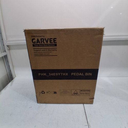 GARVEE STAINLESS STEEL SOFT-CLOSE PEDAL TRASH CAN - 60L - SILVER/BLACK (MODEL: PHK_34E9Y7HX) image 5