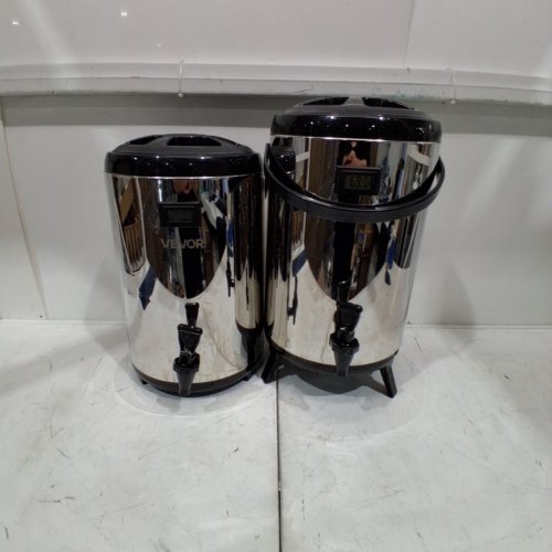 2PK INSULATED BEVERAGE DISPENSER WITH SPIGOT AND THERMAL DRINK SERVER - 12L EACH - STAINLESS STEEL (MODEL: WNS-D4S2) image 2