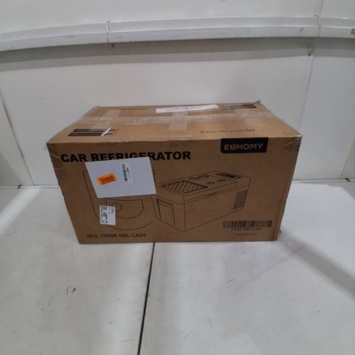 EUHOMY PORTABLE CAR REFRIGERATOR WITH APP CONTROL - 18L - 12V - FROM -4° TO 68°F - BLACK/GREY (MODEL: CFC-18 / CF004-18BL-CAEH) image 9