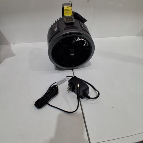 SHARK FLEXBREEZE HYDROGO MISTING PORTABLE FAN, UP TO 12 HOURS OF BATTERY LIFE - 36W - GREY - (MODEL:FA052C) image 3