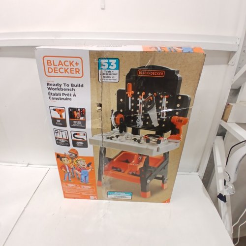 BLACK & DECKER JUNIOR READY TO BUILD WORKBENCH - BLACK AND ORANGE image 4