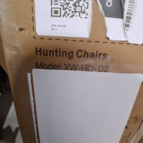 HEAVY DUTY PORTABLE 360 SILENT SWIVEL HUNTING CHAIR - 350LBS MAX - BLACK (MODEL: XW-HC-02) image 2