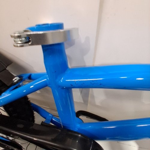 KIDS BIKE WITH TRAINING WHEELS - 12" - BLUE (MODEL: KB-WY012) image 4