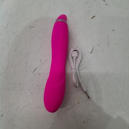 SILICONE SUCTION G SPOT VIBRATOR - 8.2" - PINK image 2